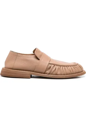 MARSÈLL Ruched-detail slip-on loafers