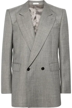 Alexander McQueen Double-breasted wool blazer