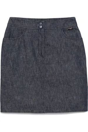 CHANEL 1999 denim skirt