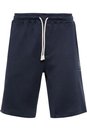 ELEVENTY Logo-print track shorts