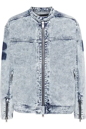 FIVE CM Zip-up denim jacket