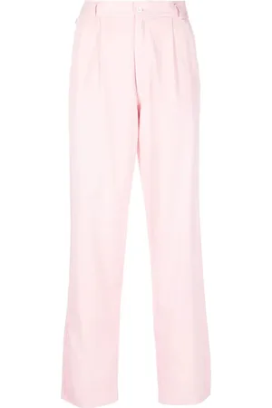 VERSACE 1990s high-waisted straight-legged trousers