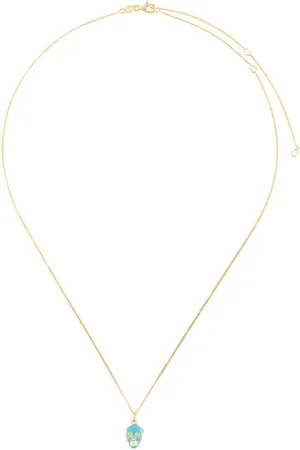 TRUE ROCKS Skull pendant necklace