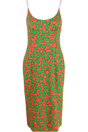 Moschino Graphic-print midi dress