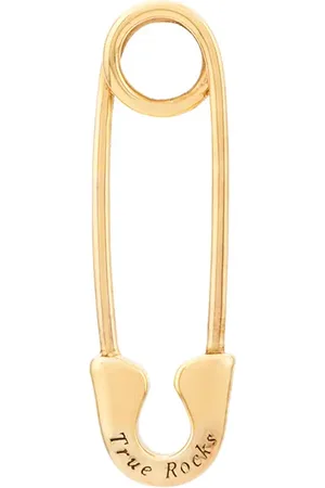 TRUE ROCKS Safety pin stud earring