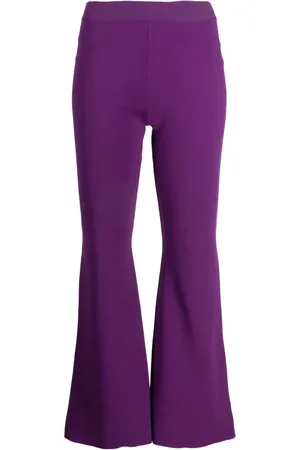 Stella McCartney High-waist knitted flared trousers