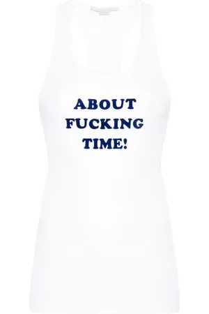 Stella McCartney Slogan-print tank top