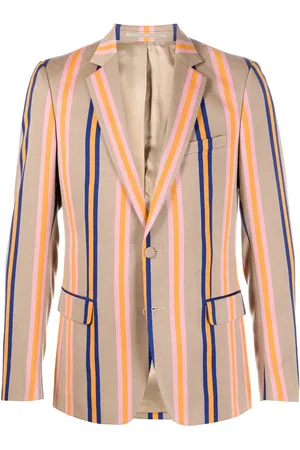 WALTER VAN BEIRENDONCK Sharp stripe-print blazer
