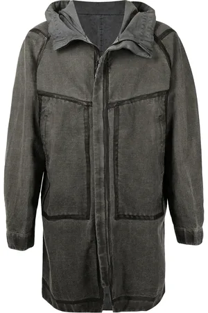 ISAAC SELLAM EXPERIENCE Tape-detail hooded jacket