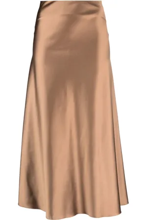 Litkovskaya Satin-finish A-line skirt