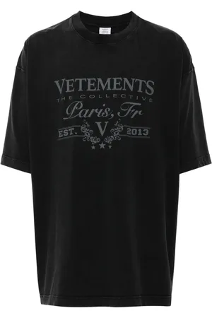 Vetements Logo-print cotton T-shirt