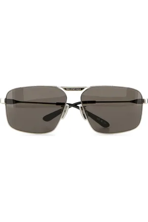Balenciaga Logo-engraved sunglasses