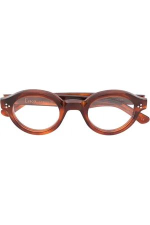 LESCA Round-frame optical glasses