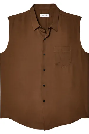 Ernest W. Baker Buttoned-up sleeveless shirt