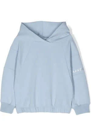 MONNALISA Crystal-embellished jersey hoodie