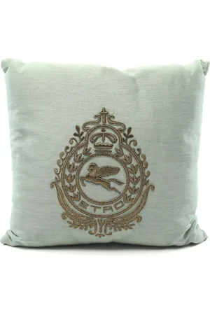 Etro 2020s embroidered cushion