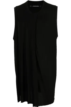 JULIUS Sleeveless long-length T-shirt