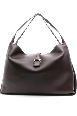 Salvatore Ferragamo Large Gancini-buckle shoulder bag