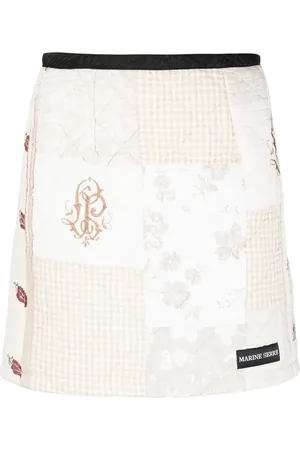 Marine Serre Boutis mini skirt