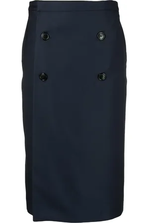 Vetements Double-buttoned a-line skirt