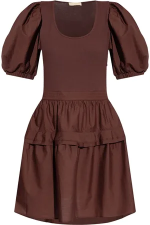 ULLA JOHNSON Tilda puff-sleeve cotton dress