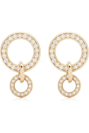 SPINELLI KILCOLLIN 18kt yellow Canis YG diamond hoop earrings