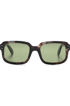 LESCA Dude rectangle-frame sunglasses