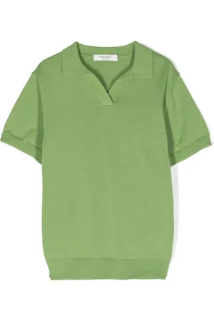 Paolo Pecora Knitted cotton polo shirt