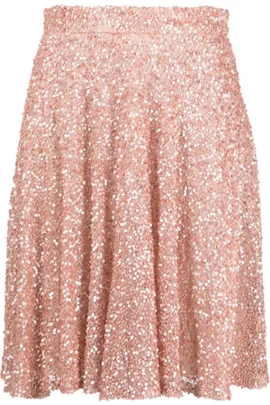 GEMY MAALOUF Sequined high-waist miniskirt