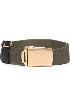 Tom Ford Debossed-logo buckle belt
