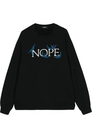 UNDERCOVER Nope embroidered cotton sweatshirt