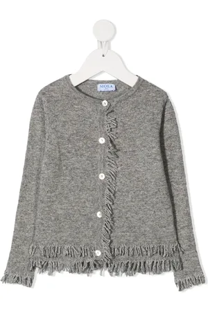 SIOLA Fringed-edge cardigan