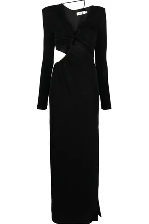 Misha Haruko cut-out gathered gown