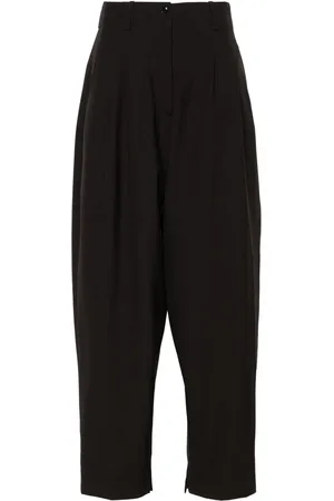Quira Pleated wide-leg trousers