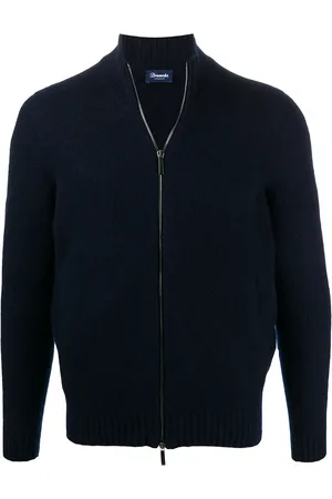 DRUMOHR Zip-up wool cardigan