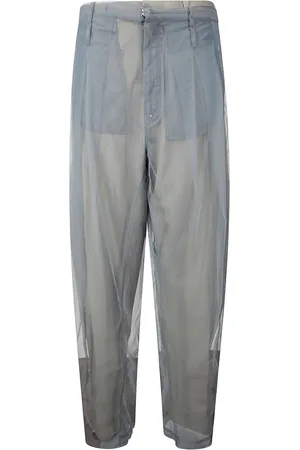 ACT N°1 Tulle-detail straight-leg trousers