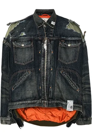 Maison Mihara Yasuhiro Layered denim jacket