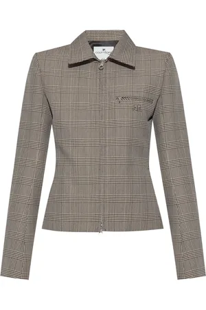 Courrèges Prince of Wales-check jacket