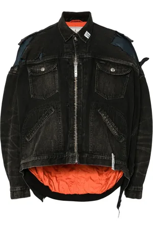 Maison Mihara Yasuhiro Layered denim jacket