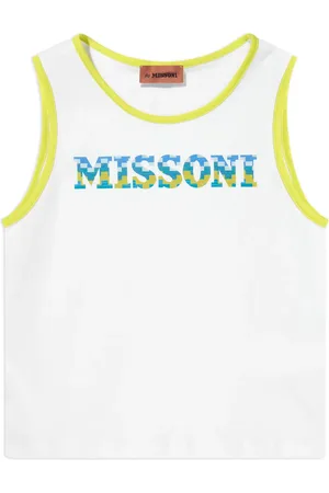 Missoni Logo-printed sleeveless t-shirt