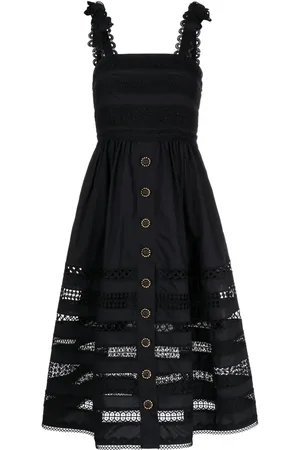 Cara Cara Nidhi lace-trim midi dress