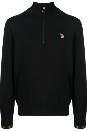 Paul Smith Logo-patch zip-up jumper