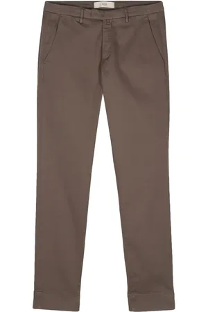 BRIGLIA Slim-cut chino trousers