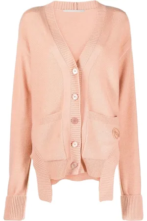 Stella McCartney Asymmetric V-neck cashmere cardigan