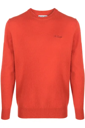 MC2 SAINT BARTH Logo-embroidered crew-neck jumper