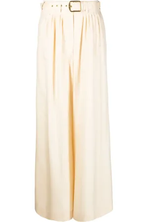 ZIMMERMANN Pleated-waistband palazzo trousers