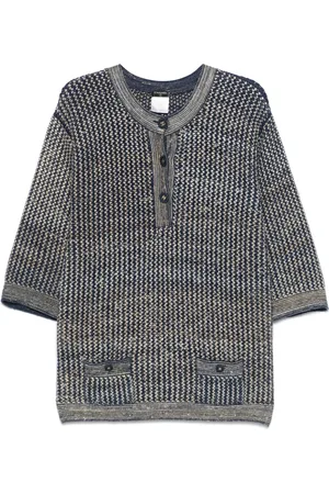 CHANEL 1990s open-knit sweater