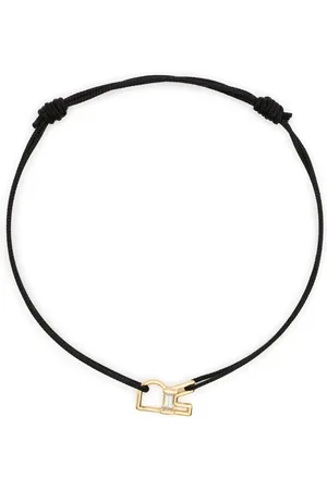 Aliita 9K yellow Letra R amethyst bracelet
