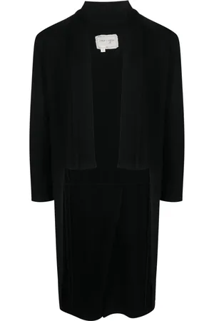 GREG LAUREN High-low hem wool coat