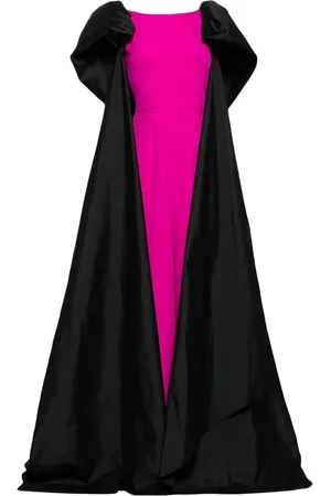 Saiid Kobeisy Cape-detail wide-leg jumpsuit